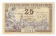 Noodgeld Binche 25 Cent 5-11-1918 - 1-2 Francs