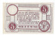 Noodgeld Binche 5 Cent 5-11-1918 - 1-2 Francs