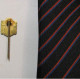 ENGLAND Tie & Pin Quie Old FA Football Association / NOS / Polyester & Enameled Brass - Apparel, Souvenirs & Other