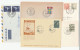 SCOUTS 5 Diff 1959 -1973 Sweden EVENT Covers Scouting Stamps Cover - Covers & Documents