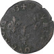 France, Henri III, Double Tournois, 1583, Poitiers, Cuivre, TB, CGKL:96 - 1574-1589 Henry III