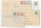 4  Covers 1950-1957 Stamps SWEDEN Cover - Cartas & Documentos