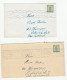 4  Covers 1950-1957 Stamps SWEDEN Cover - Lettres & Documents