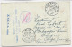 JAPAN JAPON 2 SN SOLO AU RECTO CARD KOBE 1921  OSAKA TO BANGUI CONGO FRANCAIS VIA PORT SAID PORT TAUFIQ - Brieven En Documenten