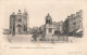 FRANCE - Le Neubourg - Vue Sur L'église Et La Statue De Dupont De L'Eure - Carte Postale Ancienne - Le Neubourg