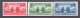 China P.R. 1950 Mi 84-86 Type I (smooth Paper) Canceled - Usados