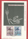 Carte Maximum - Belgique - 1957 - EUROPA (N°1025 1026) - 1951-1960