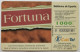 Spain 1000 Pta.  Chip Card - Fortuna ( Tobacco ) - Emissioni Di Base