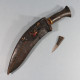 KUKRI GURKHA FOURREAU DECORE BELLE LAME COUTEAU KNIFE INDIA KHUKRI NEPAL - Armes Blanches