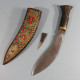 Delcampe - KUKRI GURKHA FOURREAU DECORE BELLE LAME COUTEAU KNIFE INDIA KHUKRI NEPAL - Armes Blanches