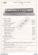 Train Wagons Fiche Technique 2 Volets Wagon Voiture SNCF Restaurant Gril Express Voir Scans (3) Fiche De Décembre 1973 - Railway