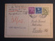 DJ 21 TCHECOSLOVAQUIE  BELLE  CARTE ENTIER   1937 A DRESDEN GERMANY  +  AFF. INTERESSANT ++++ - Postales