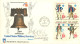 UNITED STATES. - 1975 - FDC STAMPS OF 200th ANNIV OF U.S. MILITARY SERVICES SENT TO WOODSIDE NEW YORK. - Lettres & Documents