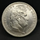 5 FRANCS ARGENT 1831 BB STRASBOURG LOUIS PHILIPPE I DOMARD TRANCHE CREUX - 5 Francs