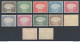 1937 ADEN, Stanley Gibbons 1/12 , Set Of 12 MLH* - Sonstige & Ohne Zuordnung