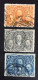 1921 China  - 25th Anniversary Of Postal Service - 1c,6c,10c -  Used - 1912-1949 République