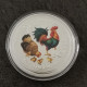 COFFRET 1 DOLLAR ARGENT 2017 YEAR OF THE ROOSTER ( COQ) AUSTRALIE / 1 OZ 9999 - Sammlungen