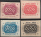 BRAZIL - COMPLETE SET NATIONAL PHILATELIC EXHIBITION, RIO DE JANEIRO 1934 - MNH/MH - Esposizioni Filateliche