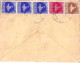 INDE N° 72/77/80x3 S/L.DE JEALGORA/16.6.57 POUR LA FRANCE - Covers & Documents