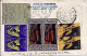 EGYPTE N° 570x3/569x3/571x3/510 S/L.REC. DE LE CAIRE/5.10.63 POUR LA FRANCE - Cartas & Documentos