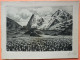 CARTE MURREN - BLUMENTAL - EIGER Und MONCH - EAU FORTE ORIGINALE -SCANS RECTO VERSO-12 - Mürren