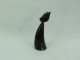 Vintage Decor Horn Cat Figurine Hand Carved Sculpmal Figure #2281 - Otros & Sin Clasificación