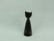 Vintage Decor Horn Cat Figurine Hand Carved Sculpmal Figure #2281 - Otros & Sin Clasificación