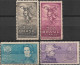 BRAZIL - COMPLETE SET CENTENARY OF FARRAPOS REVOLUTION 1935/6 - MNH/MLH/MH - Ungebraucht