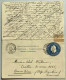 ARGENTINA USED IN BELGIUM „LOUVAIN 1906“6c Blue Postal Stationery Card With Paid Reply Used From „Belgique“(cover Entier - Ganzsachen