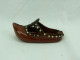 Vintage Ceramic Ashtray Ancient Shoe One Slot #2289 - Aschenbecher