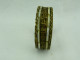 Delcampe - Beautiful Vintage Brass Bracelet With Inlaid Mother Of Pearl #2292 - Pulseras