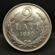 2 LATI ARGENT 1926 LETTONIE  / SILVER - Latvia