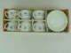 Beautiful 12 Pieces Coffee Set 16cl Cups And Saucers Break Resistant #2302 - Kopjes