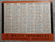 Petit Calendrier De  Poche 1965 A.Waton Imprimeurs Rue Gutenberg Saint Etienne Loire - Small : 1961-70