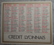 Petit Calendrier De  Poche 1972  Banque  Crédit Lyonnais - Formato Piccolo : 1971-80