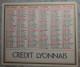 Petit Calendrier De  Poche 1972  Banque  Crédit Lyonnais - Petit Format : 1971-80