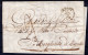1857 12 GENNAIO PIEGO DI LETTERA CON TESTO SPEDITA IN FRANCHIGIA DA GENOVA PER S.MARGHETITA DI RAPALLO CON SEGNO DI TASS - Sardinia