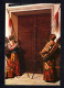 - Thème Tir à L'Arc - 2 Gardes Archers Surveillent La Porte Du Personnage Important - Boogschieten