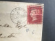 1858-67 QV 2 GB 1d Red Perf Shifted’ 387-1211 Post Mark See - Storia Postale