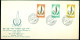 Ethiopia 1973 FDC 25th Anniv. Universal Declaration Of Human Rights Mi 773-775 - Ethiopie