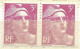 FRANCE N° 806 3F ROSE LILAS TYPE MARIANNE DE GANDON IMPRESSION SUR RACCORD NEUF AVEC CHARNIERE - Ungebraucht