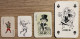 (4 X) - Mini Joker Playing Cards -  (2 X) 2,5 X 3,7 Cm. KRAFT & BP - (1 X) 3,1 X 4,5 Cm. - (1 X) 4 X 6,3 Cm. JB - Playing Cards (classic)