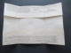 Delcampe - GB 1841 Mulready One Penny Oxford - London / Kompletter Umschlag Mit Schwarzem Malteserkreuz / Postage A 21 - 1840 Mulready Envelopes & Lettersheets