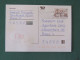 Czech Republic 1999 Stationery Postcard 4 Kcs "Prague 1998" Sent Locally From Prague, EMS Slogan - Briefe U. Dokumente