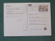 Czech Republic 1999 Stationery Postcard 4 Kcs "Prague 1998" Sent Locally - Briefe U. Dokumente