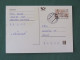 Czech Republic 1998 Stationery Postcard 4 Kcs "Prague 1998" Sent Locally - Lettres & Documents