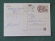 Czech Republic 1998 Stationery Postcard 4 Kcs "Prague 1998" Sent Locally - Lettres & Documents