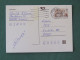 Czech Republic 1998 Stationery Postcard 4 Kcs "Prague 1998" Sent Locally - Lettres & Documents