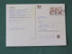 Czech Republic 1998 Stationery Postcard 4 Kcs "Prague 1998" Sent Locally - Lettres & Documents