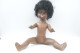 Vintage DOLL : African Black Brown Doll - 27cm - Made In China - Original - 1970 - Curly Hair - Plastic - Action Man